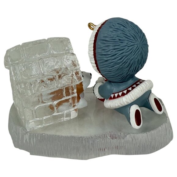 1993 Hallmark Keepsake Ornament Frosty Friends Collectors Series 14th Eskimo Dog - Picture 9 of 16